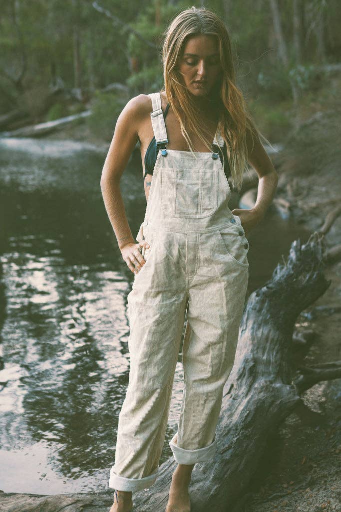 Cord Overalls - Cream