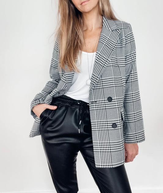 Brooklyn Plaid Blazer