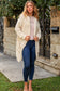 Solene Braided Knit Cardigan