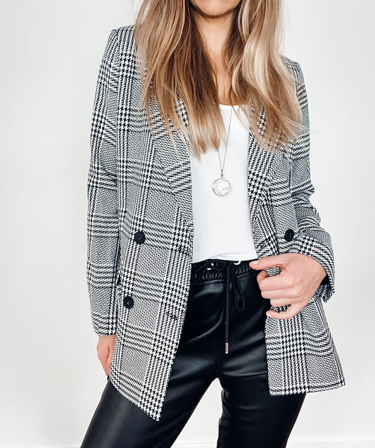 Brooklyn Plaid Blazer