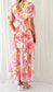 Khaleesi Maxi Dress - Pink Floral