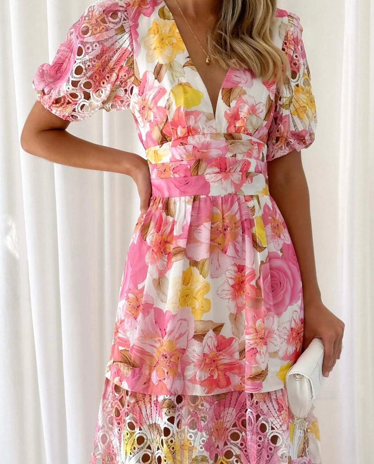 Khaleesi Maxi Dress - Pink Floral