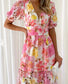 Khaleesi Maxi Dress - Pink Floral