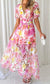 Khaleesi Maxi Dress - Pink Floral