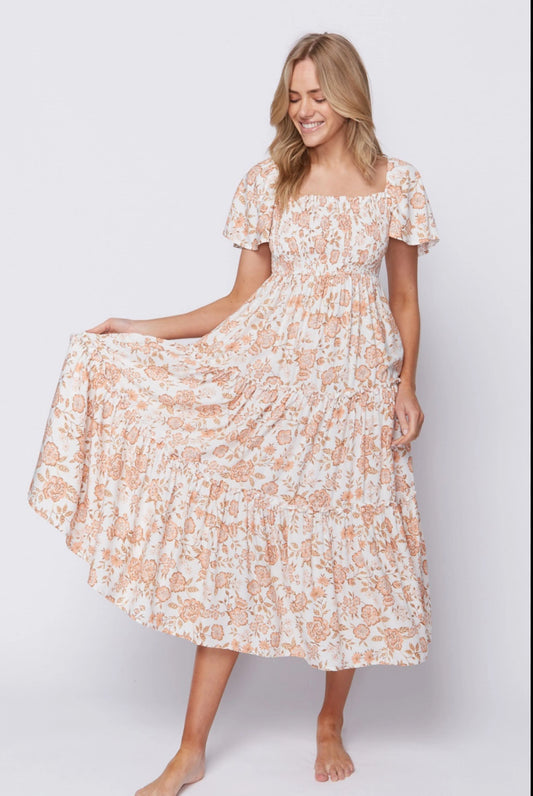 Cassia Floral Maxi Dress