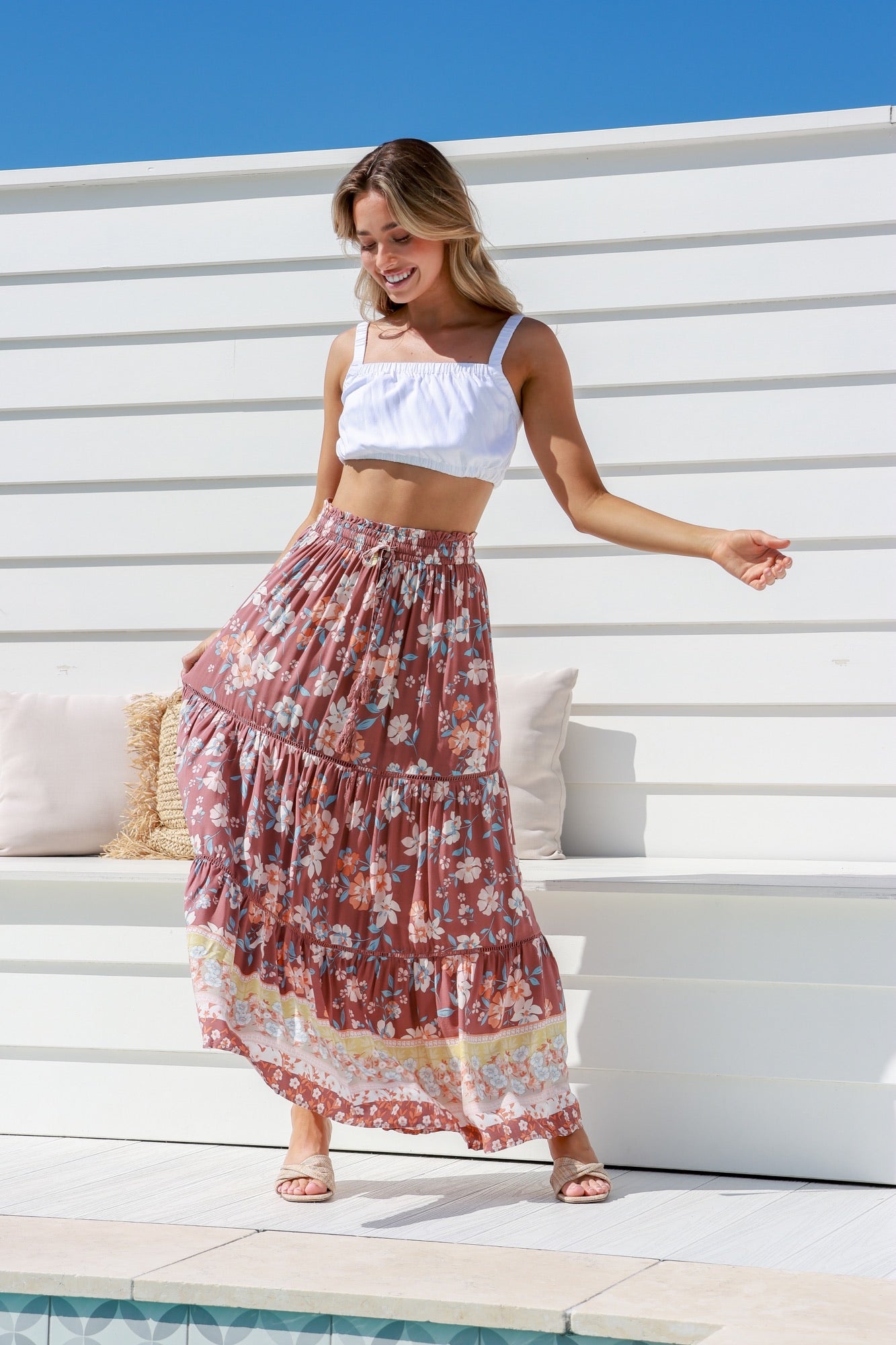 Meilani Floral Skirt