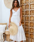 Reagan White Lace Detail Sun Dress