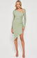 Willow Stretch Bodycon Dress - Sage