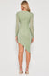 Willow Stretch Bodycon Dress - Sage